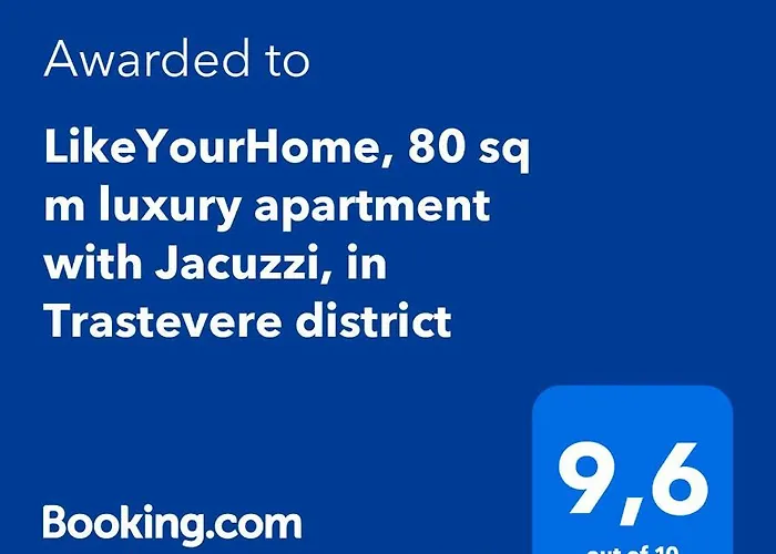 Likeyourhome, 80 Sq M Luxury With Jacuzzi, In Trastevere District